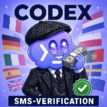 CODEX | СМС-ВЕРИФИКАЦИЯ, АККАУНТЫ CHATGPT (OPENAI) | ЛИЧНЫЕ