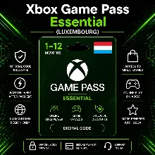 Xbox Game Pass Essential (Люксембург) 1–12 месяцев | Код активации Xbox