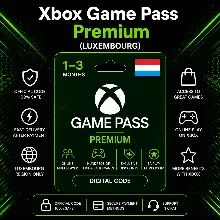 Xbox Game Pass Premium (Люксембург) 1–3 месяца | Код активации Xbox