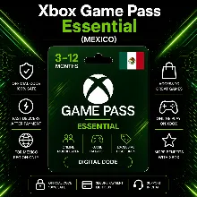 Xbox Game Pass Essential (Мексика) 3–12 месяцев | Код активации Xbox