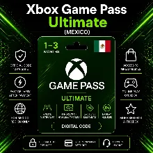 Xbox Game Pass Ultimate (Мексика) 1–3 месяца | Код активации Xbox