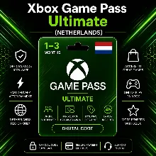 Xbox Game Pass Ultimate (Нидерланды) 1–3 месяца | Код активации Xbox