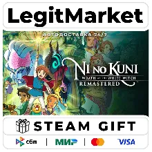 Ni no Kuni Wrath of the White Witch Remastered / Steam АВТО / РУ + МИР