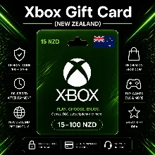 Xbox Gift Card (New Zealand) 15–100 NZD | Xbox Top-Up Code