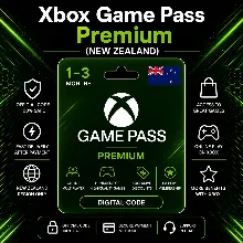 Xbox Game Pass Premium (Новая Зеландия) 1–3 месяца | Код активации Xbox