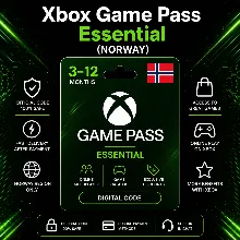 Xbox Game Pass Essential (Норвегия) 3–12 месяцев | Код активации Xbox