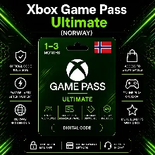Xbox Game Pass Ultimate (Норвегия) 1–3 месяца | Код активации Xbox
