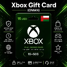 Xbox Gift Card (Oman) 15–50 USD | Xbox Top-Up Code