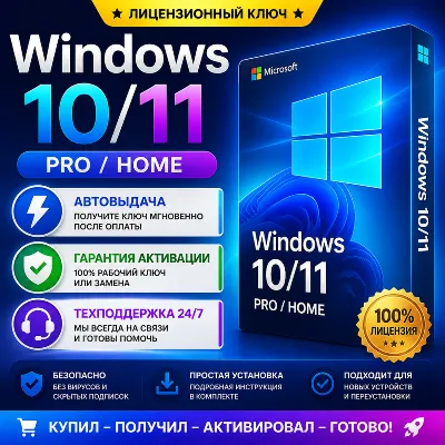 Windows 10/11 PRO/HOME | Ключ Онлайн активация - irongamers.ru