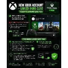 Новая учетная запись Xbox + активационная карта для активации Game Pass.