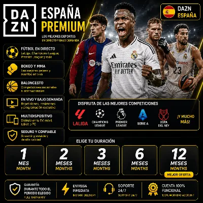 ⚽ DAZN Испания Подписка 1/3/6/12 месяца | Спорт | Гарантия ⚽ - irongamers.ru