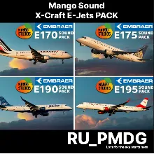 Mango Studios X-Crafts E-Jets Family Soundpack for X-Plane 11/12