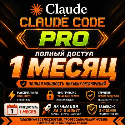 24/7 Claude Pro + Claude Code | 1 месяц | FABLE 5.0 | Автодоставка за 1 минуту