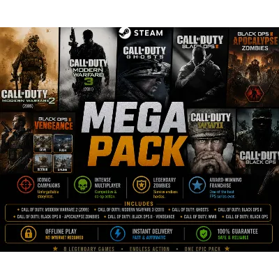 Call of Duty: IW, AW, MW2(2009), Black Ops 1,2,COD 4 / Steam / Оффлайн / Без Очереди - irongamers.ru