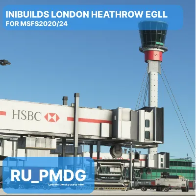 INIBUILDS LONDON HEATHROW EGLL for MSFS2020/24