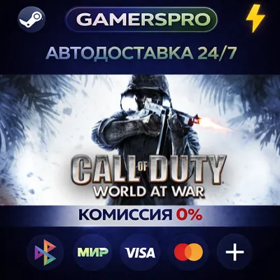 Call of Duty: World at War・ВЫБОР РЕГИОНА・STEAM GIFT АВТО・ - irongamers.ru