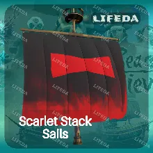 Sea of Thieves 【Scarlet Stack Sails】 РЕДКИЙ, УНИКАЛЬНЫЙ СКИН • КЛЮЧ • GLOBAL