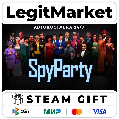 SpyParty / Steam АВТО / РУ + МИР - irongamers.ru