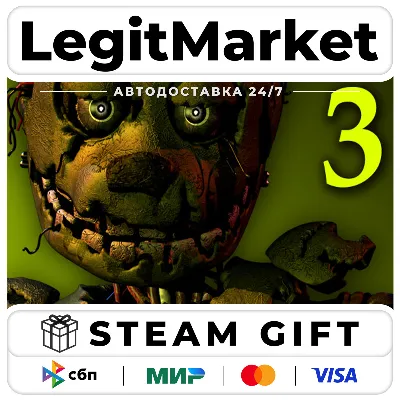 Five Nights at Freddy's 3 / Steam АВТО / РУ + МИР - irongamers.ru