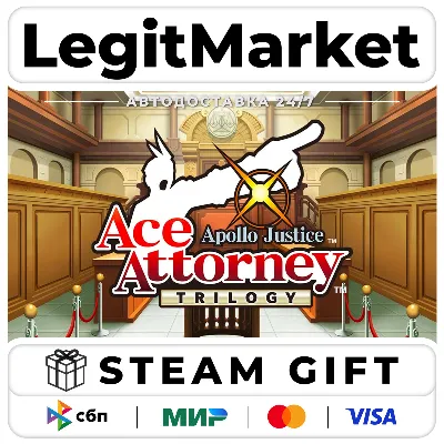 Apollo Justice: Ace Attorney Trilogy / Steam АВТО / РУ + МИР - irongamers.ru