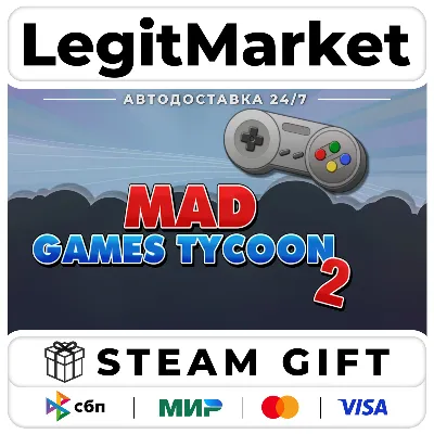 Mad Games Tycoon 2 / Steam АВТО / РУ + МИР