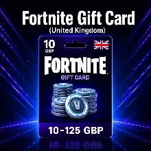 Fortnite Gift Card (Великобритания) 10–125 GBP | Код пополнения