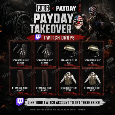 Челлендж стримера PUBG PAYDAY Challenge 4/4 Застрявший пилот Srt Twitch Drop - irongamers.ru