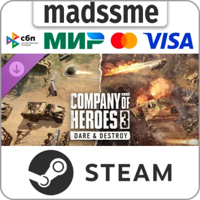 Company of Heroes 3: Dare & Destroy * RU/KZ/СНГ/TR/CN/AR/IN/BR * DLC * STEAM АВТО - irongamers.ru