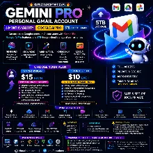 6 месяцев Gemini Pro Google AI One на вашем личном Gmail