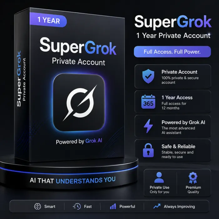 SuperGrok 1 year Private Account