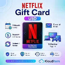 Пополнение/продление подписки Netflix на 2 месяца для личного аккаунта
