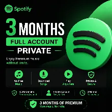 Spotify  Premium 3 Months – Full Access | No Ads | Instant Delivery