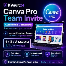 Canva Pro Team Invite на ваш аккаунт 1-3-6 месяцев Premium Instant