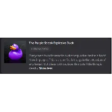HITMAN World of Assassination - The Purple Streak Explosive Duck - PC/Console/Mobile