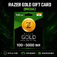Razer Gold Gift Card (Индия) 100–5000 INR | Код пополнения