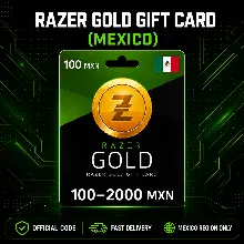 Razer Gold Gift Card (Мексика) 100–2000 MXN | Код пополнения