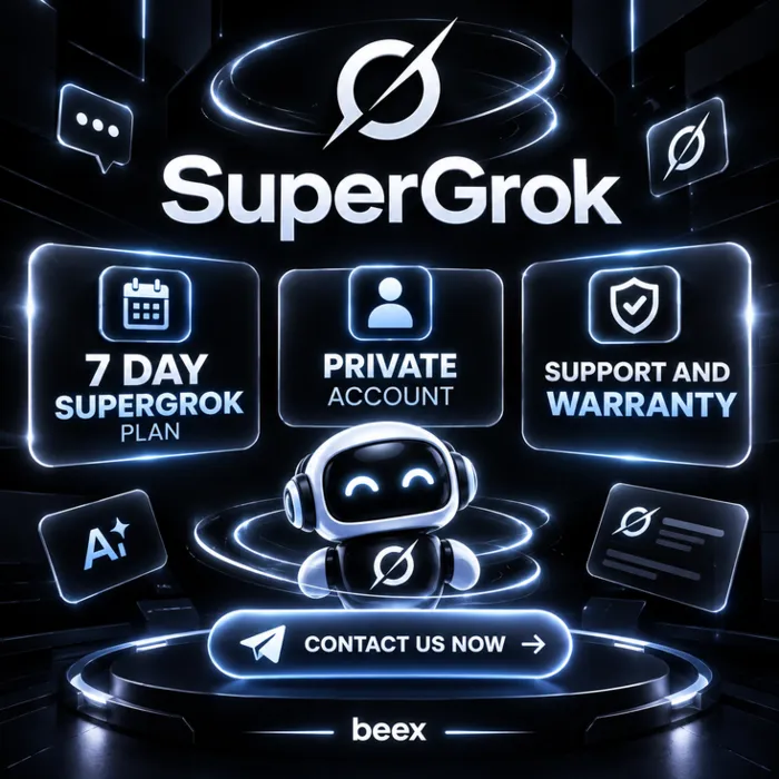 Super GROK - 7 дней - Личный аккаунт · (АВТОДОСТАВКА)