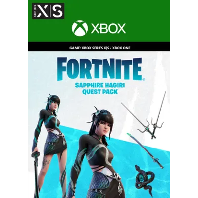 Fortnite - Sapphire Hagiri Quest Pack + 1500 V-Bucks Xbox - irongamers.ru