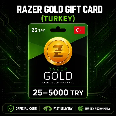 Razer Gold Gift Card (Турция) 25–5000 TRY | Код пополнения - irongamers.ru