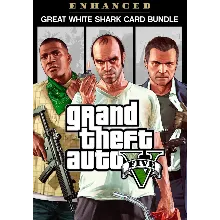 Grand Theft Auto V Enhanced & Great White Shark Card Bundle (Rockstar Social Club/ROW