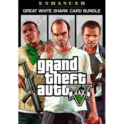 Grand Theft Auto V Enhanced & Great White Shark Card Bundle (Rockstar Social Club/ROW - irongamers.ru