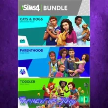 The Sims 4 Bundle - Cats & Dogs, Parenthood, Toddler Stuff XBOX DLC