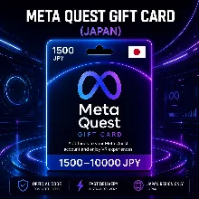 Meta Quest Gift Card (Япония) 1500–10000 JPY | Код пополнения