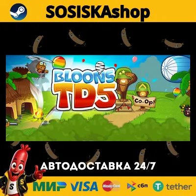 Bloons TD 5 + ВЫБОР РЕГИОНА STEAM - irongamers.ru
