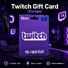 Gift Card Twitch 15-100 EUR European Union + GIFT - irongamers.ru