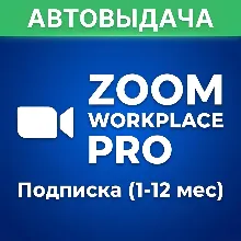АВТОВЫДАЧА | ZOOM Workplace Pro | Подписка (1-12 мес)