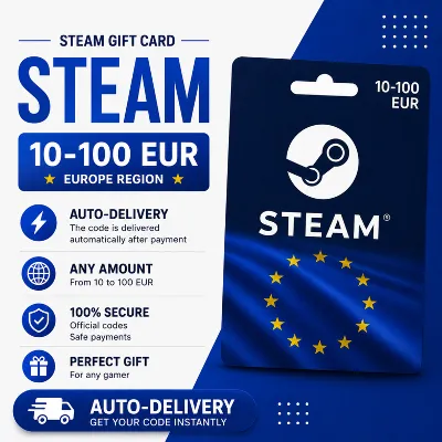 Steam Europe Gift Card 10–100 EUR | Autodelivery - irongamers.ru
