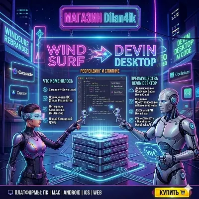 Devin Desktop AI PRO (Windsurf Codeium) • Быстро • Надежный Сервис & Гарантия - irongamers.ru