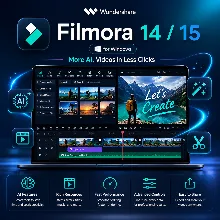 Wondershare Filmora 14/15 PRO для Windows + (1 год) (Глобальная версия)