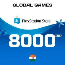 Карта PlayStation PSN 8000 INR Индия КОД ПОПОЛНЕНИЯ